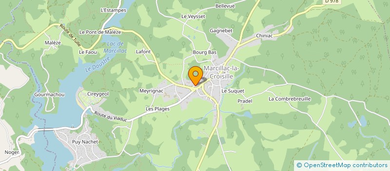 localisation de l'entreprise SCI RIVIERE à ARGENTAT-SUR-DORDOGNE