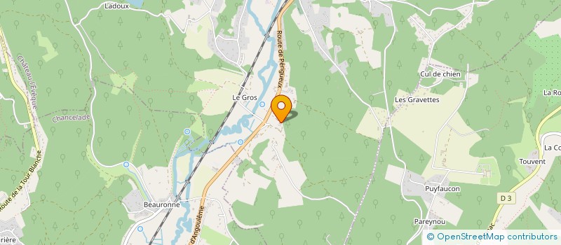 localisation de l'entreprise SCI RIVIERE  CHATEAU-L'EVEQUE