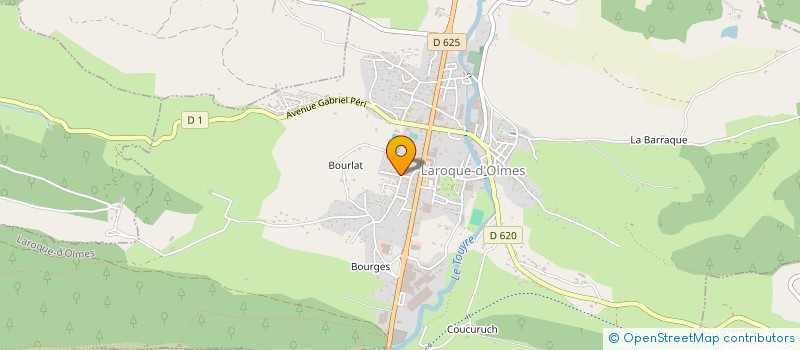 localisation de l'entreprise SCI RIVIERE A à LAROQUE-D'OLMES