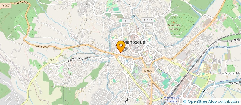 localisation de l'entreprise SCI RIVIERE BASSE à MANOSQUE
