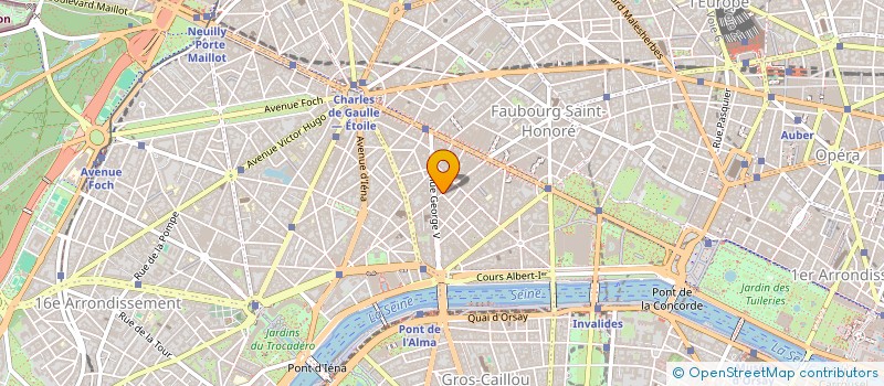 localisation de l'entreprise SCI RIVIERE BORDEAUX  PARIS