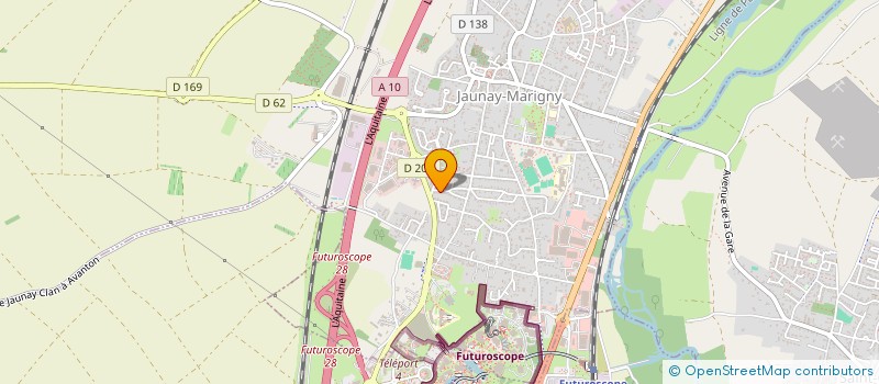 localisation de l'entreprise SCI RIVIERE FONTAINE  JAUNAY-MARIGNY