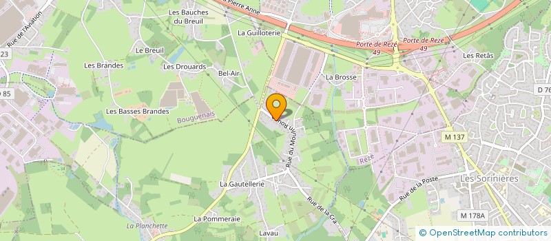 localisation de l'entreprise SCI RIVIERE MORICEAU  PONT-SAINT-MARTIN