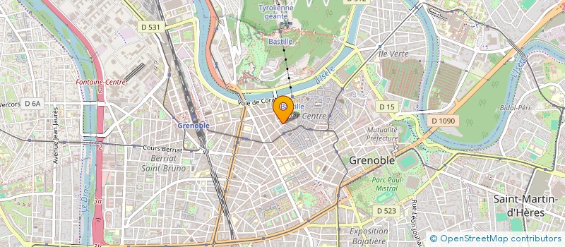 localisation de l'entreprise SCI RIVIERE NOIRE à GRENOBLE