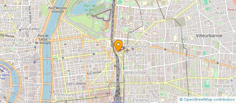 localisation de l'entreprise SCI RIVITTON  LYON