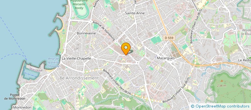 localisation de l'entreprise SCI RIVKA INVEST  MARSEILLE