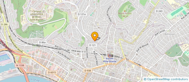 localisation de l'entreprise SCI RIVOLI  MONT-SAINT-AIGNAN