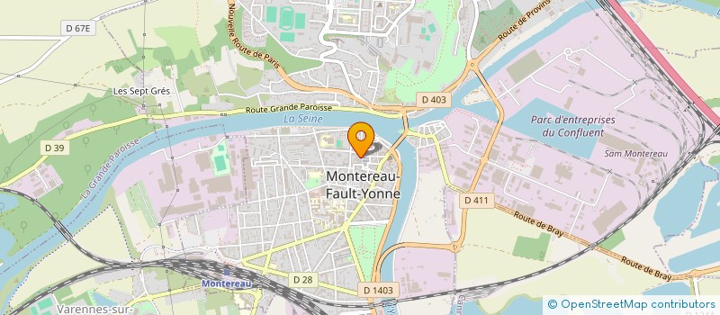 localisation de l'entreprise SCI RIVOLI à MONTEREAU-FAULT-YONNE