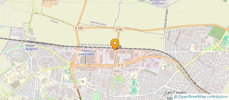 localisation de l'entreprise SCI RIVOLI  PLAISIR