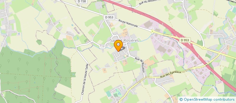 localisation de l'entreprise SCI RIVOLI  SARS-ET-ROSIERES