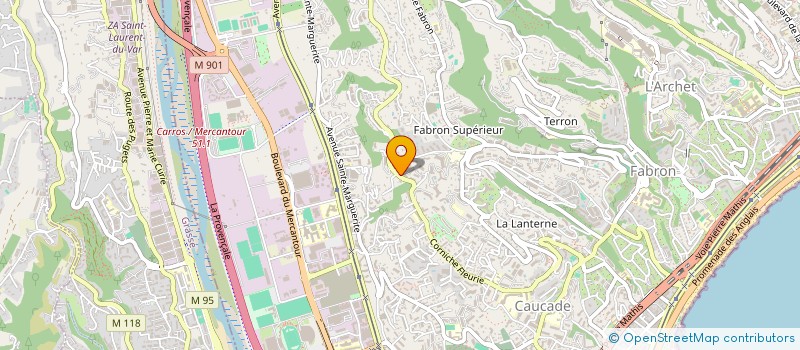 localisation de l'entreprise SCI RIVOLI IMMOBILIER à NICE