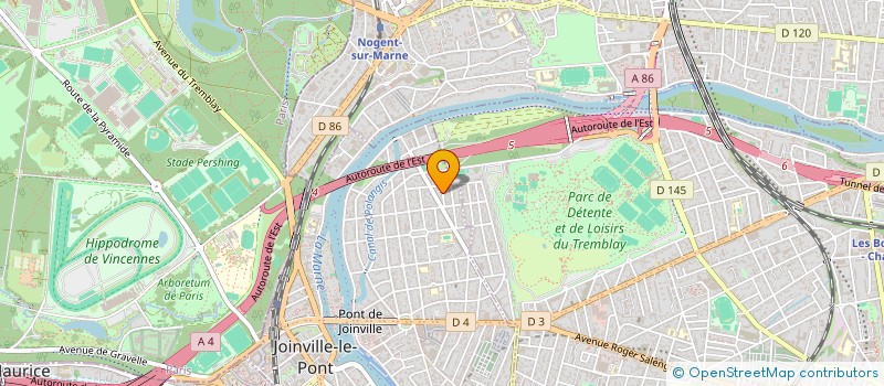 localisation de l'entreprise SCI RIVOLI LES HALLES à JOINVILLE-LE-PONT