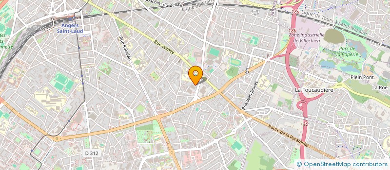 localisation de l'entreprise SCI RIVOLY SABLE à ANGERS