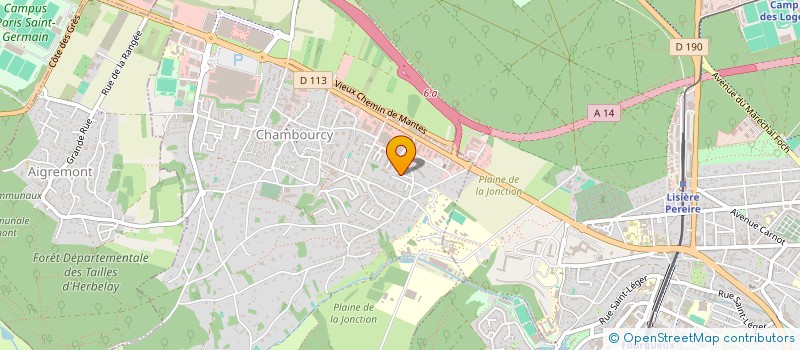 localisation de l'entreprise SCI RIVONDAS  CHAMBOURCY