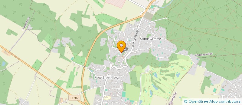 localisation de l'entreprise SCI RIVORION  FEUCHEROLLES