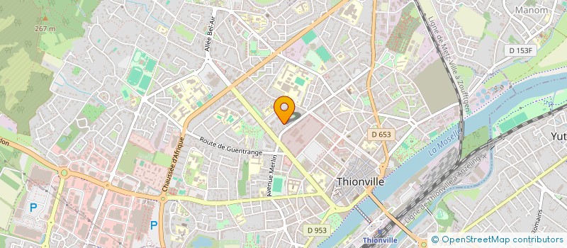 localisation de l'entreprise SCI RIWA à THIONVILLE
