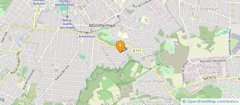 localisation de l'entreprise SCI RIX à MONTFERMEIL
