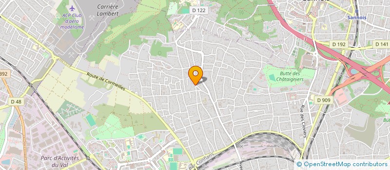 localisation de l'entreprise SCI RIXACEL  ARGENTEUIL