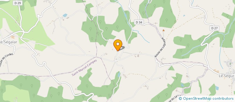 localisation de l'entreprise SCI RIXEL  LAPARROUQUIAL