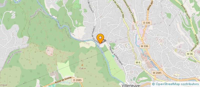 localisation de l'entreprise SCI RIYANNA  LA COLLE-SUR-LOUP