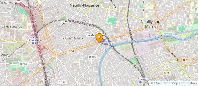 localisation de l'entreprise SCI RIZELENE  LE PERREUX-SUR-MARNE