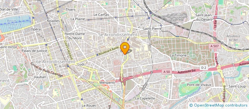 localisation de l'entreprise SCI RIZK-CHEHADE  MARSEILLE