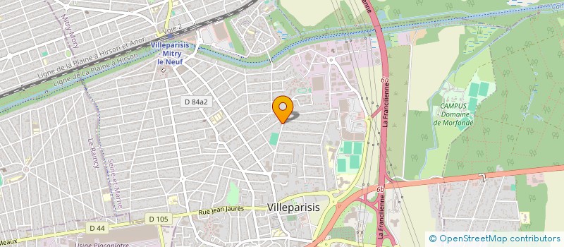 localisation de l'entreprise SCI RIZLAINE  VILLEPARISIS