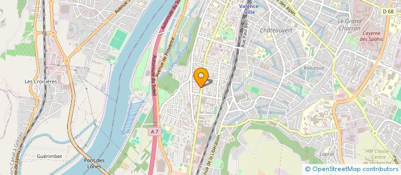 localisation de l'entreprise SCI RIZOR à VALENCE