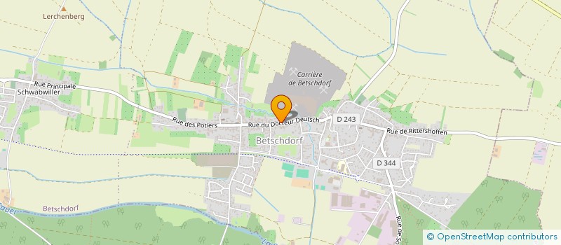 localisation de l'entreprise SCI RIZOREO  BETSCHDORF