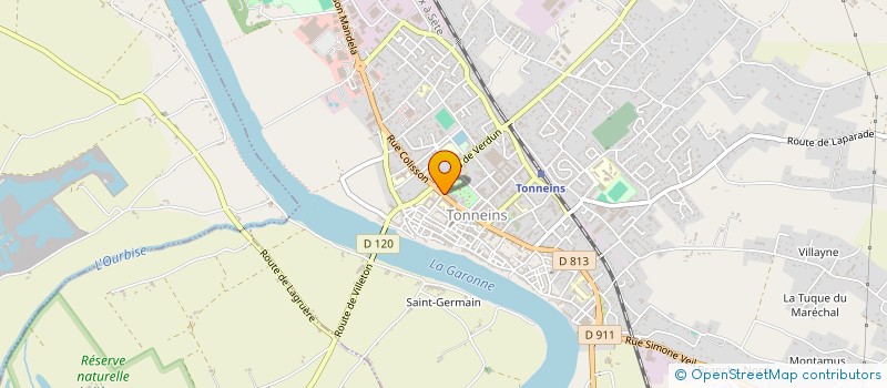 localisation de l'entreprise SCI RIZZI MILLOT  TONNEINS