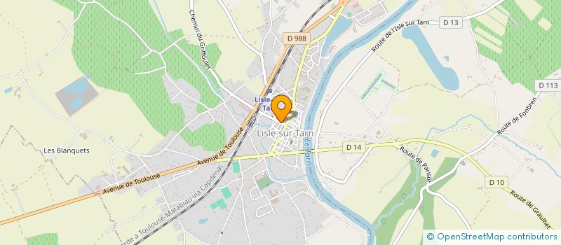 localisation de l'entreprise SCI  RJ à LISLE-SUR-TARN