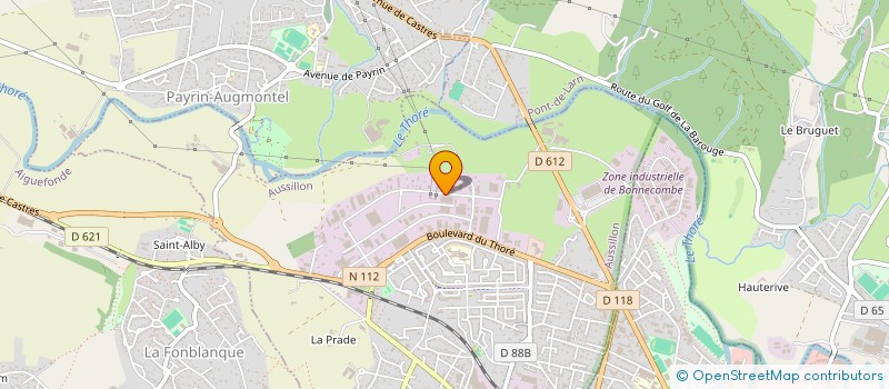 localisation de l'entreprise SCI RJ  AUSSILLON