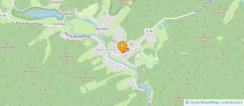 localisation de l'entreprise SCI RJ2C BARBOSSINE  BAERENTHAL