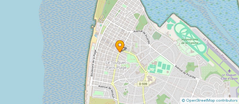 localisation de l'entreprise SCI RJ2L à LE TOUQUET-PARIS-PLAGE