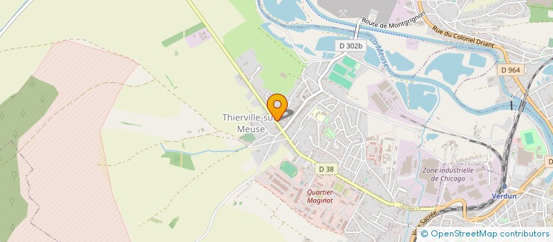 localisation de l'entreprise SCI RJ55 IMMO à THIERVILLE-SUR-MEUSE