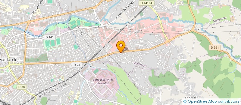 localisation de l'entreprise SCI RJB à MALEMORT