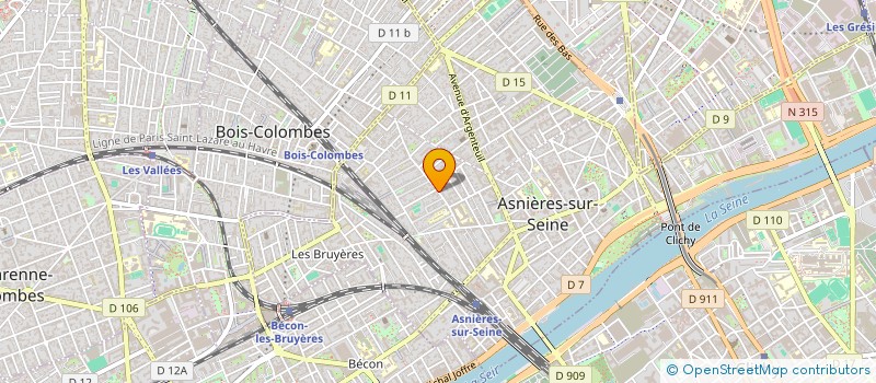 localisation de l'entreprise SCI RJB à ASNIERES-SUR-SEINE