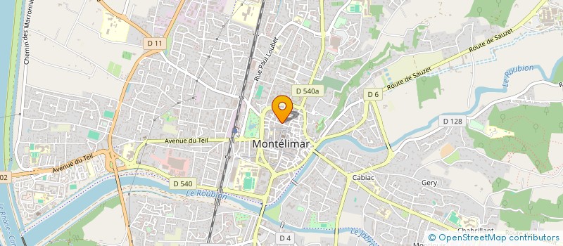 localisation de l'entreprise SCI RJC à MONTELIMAR