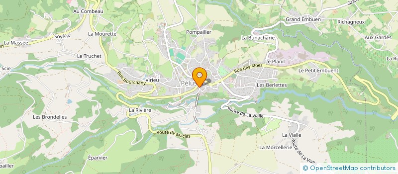 localisation de l'entreprise SCI RJD  PELUSSIN