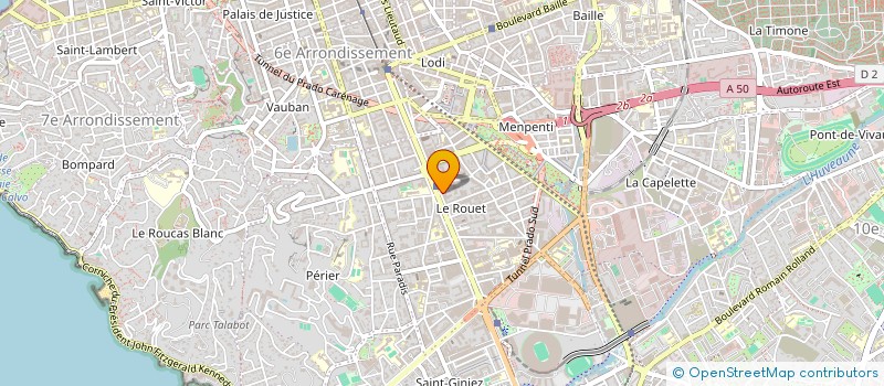 localisation de l'entreprise SCI RJD à MARSEILLE