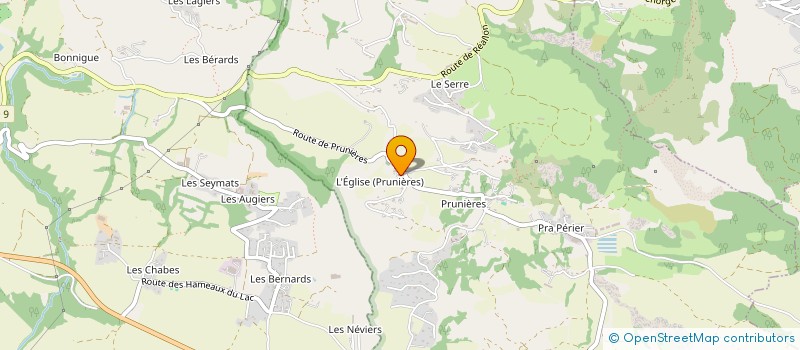 localisation de l'entreprise SCI RJFM à LA BATIE-NEUVE