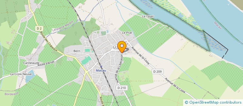 localisation de l'entreprise SCI RJG  MACAU