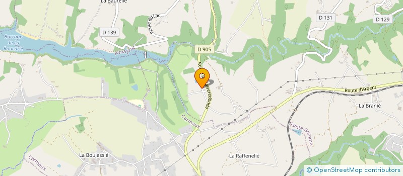 localisation de l'entreprise SCI RJN  SAINTE-GEMME