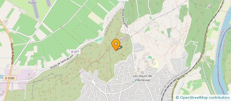 localisation de l'entreprise SCI RJNM  VILLENEUVE-LES-AVIGNON