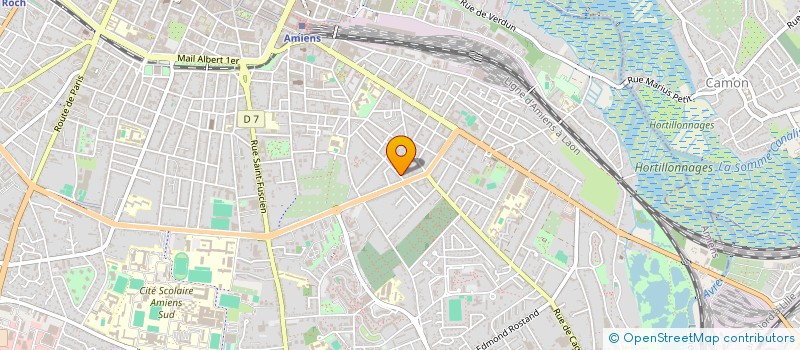 localisation de l'entreprise SCI RJS à AMIENS