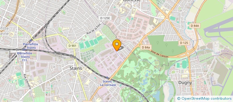 localisation de l'entreprise SCI RJU à STAINS