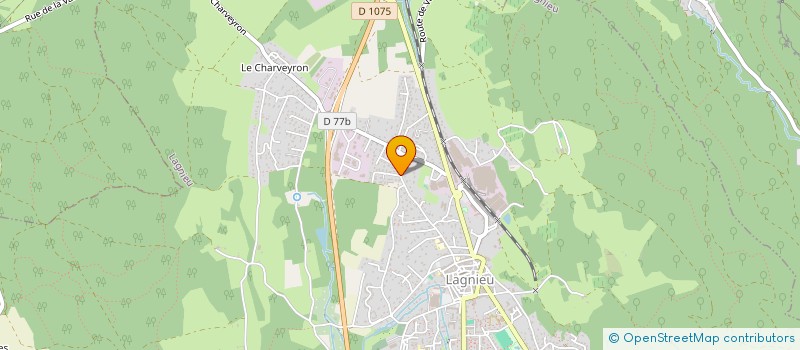 localisation de l'entreprise SCI RJV à LAGNIEU