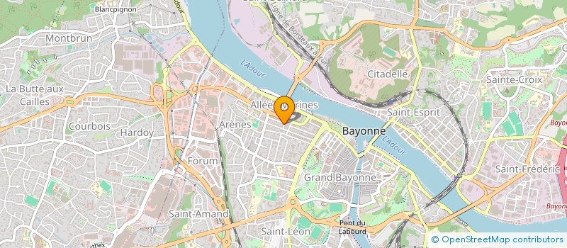 localisation de l'entreprise SCI RK IMMOBILIER à BAYONNE