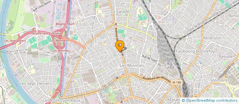 localisation de l'entreprise SCI RKIA à TOULOUSE