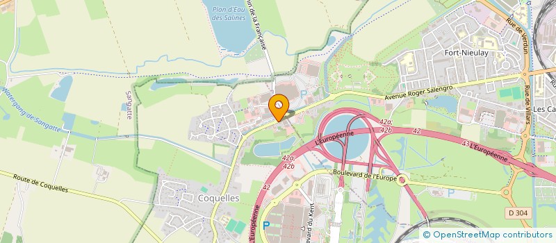 localisation de l'entreprise SCI RKPM  COQUELLES